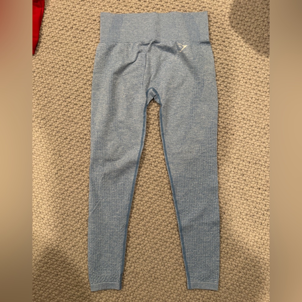 Blue Gym Shark Leggings